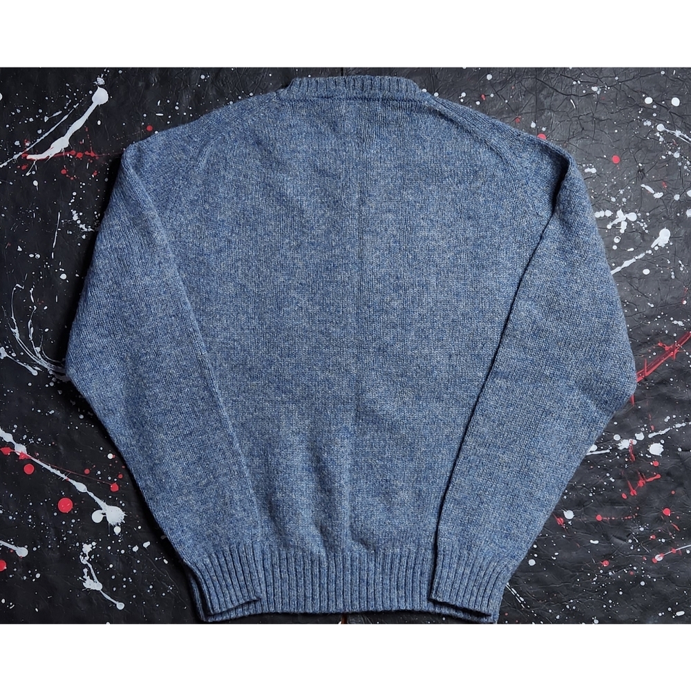 Vintage Westchester Classics women's cable-knit marled Shetland wool sweater L - Picture 4 of 6